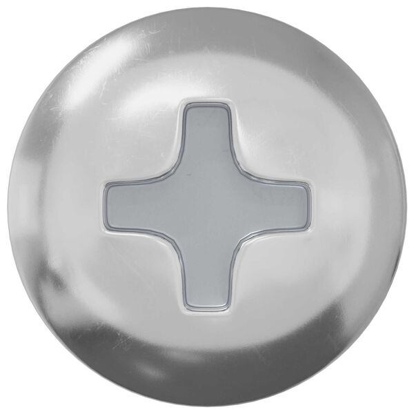 vidaXL Viti in Legno 2 pcs Argento M4 x 25 mm Acciaio