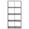 vidaXL Libreria Divisorio Grigio Sonoma 69,5x29x137,5cm in Truciolato