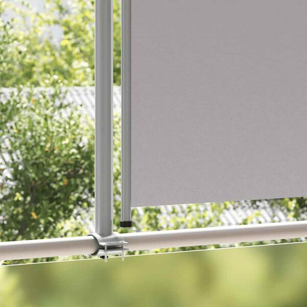 vidaXL Tenda da Sole Laterale Retrattile 160 x 300 cm Grigia