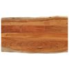vidaXL Piano Tavolo 110x60x3,8 cm Rettangolare Legno Acacia Bordi Vivi