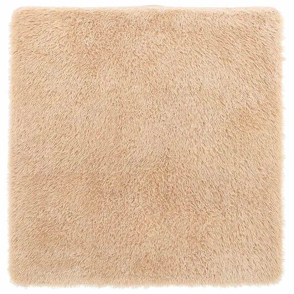 vidaXL Tappeto Shaggy a Pelo Lungo NAVARRA Beige 120x120 cm poliestere