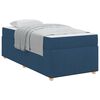 vidaXL Struttura del letto con materasso Blu 100 x 200 cm Tessuto