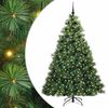 vidaXL Albero di Natale artificiale con 300 LED Verde 210 cm PE e PVC