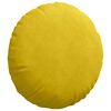 vidaXL Cuscini per Seduta 2 pcs Giallo Ø80 x 29 cm Velluto