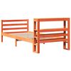 vidaXL Letto senza Materasso Marrone Cera 75x190 cm in Legno di Pino
