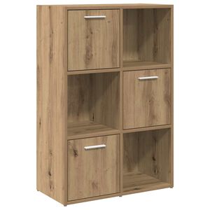 vidaXL Libreria Rovere Artigianale 60,5x30x90 cm in Legno Multistrato