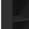 vidaXL Credenza Nera 30x41x124 cm in Legno Multistrato