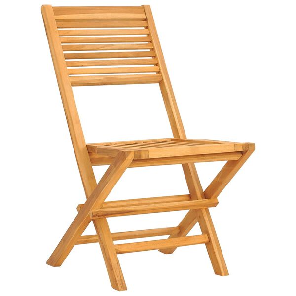 vidaXL Set da Pranzo per Giardino 5 pz in Legno Massello di Teak