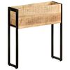 vidaXL Fioriera 60x20x68 cm in Legno di Mango Grezzo