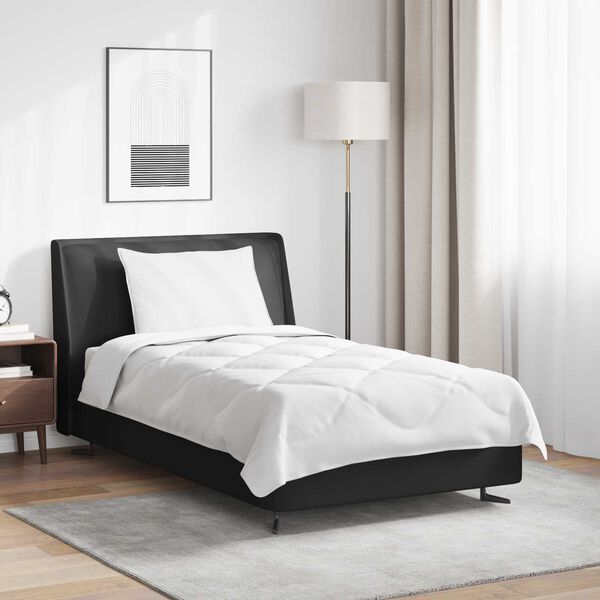 vidaXL Duvet per Tutte le Stagioni con cuscino 2 pcs Bianco Microfibra