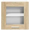 vidaXL Armadio pensile con porta 2 pcs Rovere Sonoma 40 x 31 x 40 cm