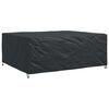 vidaXL Copertura per mobili Tinta unita Nero 250 x 210 x 90 cm 210D