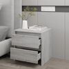 vidaXL Comodino Grigio Sonoma 45x34,5x44,5 cm in Truciolato