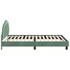 vidaXL Struttura letto bambini con testata Verde Mare 90 x 190 cm