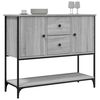 vidaXL Credenza Grigio Sonoma 100x36x85 cm in Legno Multistrato