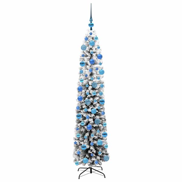 vidaXL Albero di Natale artificiale con 300 LED Verde 180 cm