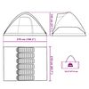 vidaXL Tenda Familiare a Cupola 6 Persone Arancione Impermeabile