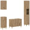 vidaXL Set di Mobili da Bagno da 4 Pezzi ARNHEM Rovere Artigianale