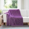 vidaXL Coperta Viola 200 x 150 cm Panno