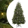 vidaXL Albero di Natale artificiale 270 cm 300 LED Bianco caldo Verde