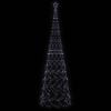 vidaXL Albero di Natale a Cono Bianco Freddo 3000 LED 230x800 cm