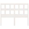 vidaXL Testiera per Letto Bianca 165,5x4x100 cm Legno Massello di Pino