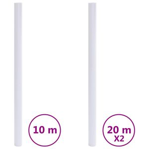 vidaXL Pellicole per Finestre Smerigliate Trasparenti Grigie in PVC