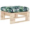 vidaXL Ottomana da Giardino Pallet in Legno di Pino Impregnato