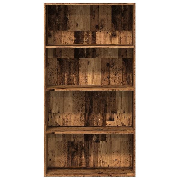 vidaXL Libreria Legno Antico 80x30x152 cm in Legno Multistrato