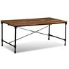 vidaXL Tavolo da Pranzo in Legno Massello di Recupero 180 cm