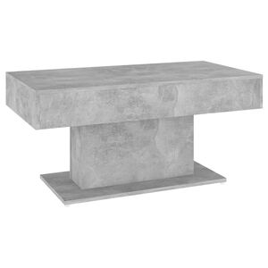 vidaXL Tavolino da Salotto Grigio Cemento 96x50x45cm Legno Multistrato