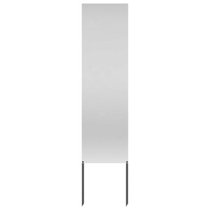 vidaXL Schermo per privacy in giardino Traforo Argento 32 x 140 cm