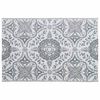 vidaXL Tappeto da Esterni ARAKIL Grigio Chiaro 120x180 cm in PP