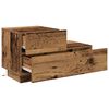 vidaXL Armadio da Notte con cassetto Legno vecchio 70 x 36 x 40,5 cm