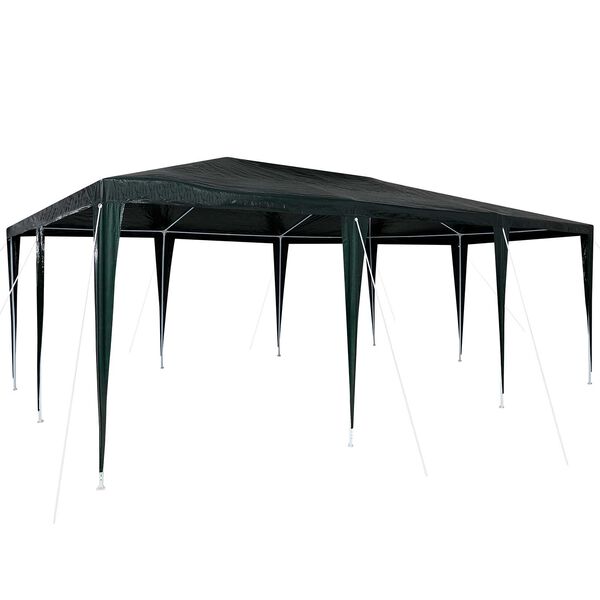 vidaXL Tenda Party Verde 600 x 400 x 266 cm Polietilene e Acciaio