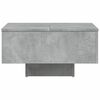 vidaXL Tavolino da Salotto Grigio Cemento 60x60x31,5 Legno Multistrato