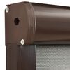 vidaXL Zanzariera Avvolgibile per Finestre Marrone 150x170 cm