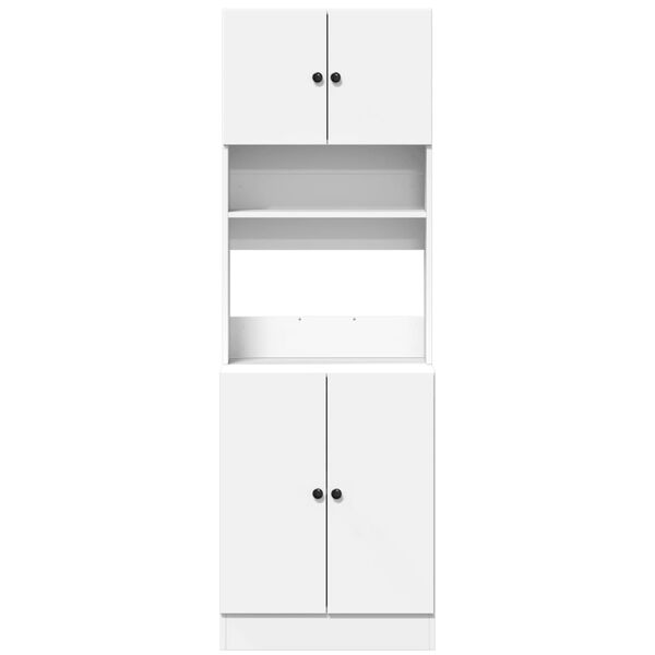 vidaXL Mobile da Cucina Bianco 60x50x180 cm Legno Multistrato