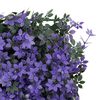 &nbsp;vidaXL Recinzione Foglie Artificiali&nbsp;24 pz Viola 40x60 cm
