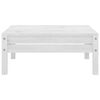 vidaXL Set Divani da Giardino 7 pz Bianco in Legno Massello di Pino