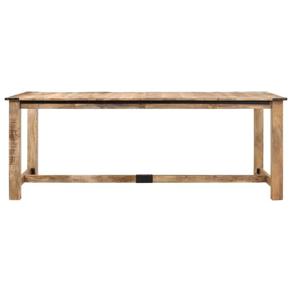 vidaXL Tavolo da Pranzo 200x100x75 cm in Legno Massello di Mango