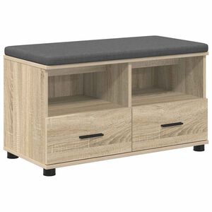 vidaXL Panca per ingresso Rovere Sonoma 80 x 38 x 46 cm