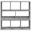vidaXL Libreria/Divisorio Grigio Sonoma 100x33x94,5 cm