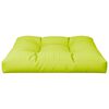 vidaXL Cuscino per Pallet Verde Brillante 70x70x12 cm in Tessuto