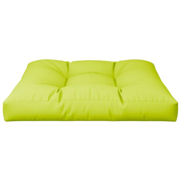 vidaXL Cuscino per Pallet Verde Brillante 70x70x12 cm in Tessuto