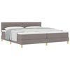 vidaXL Letto a molle con cuscino Talpa 200 x 200 cm Tessuto