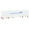 vidaXL Mobile TV LED Bianco Legno ingegnerizzato