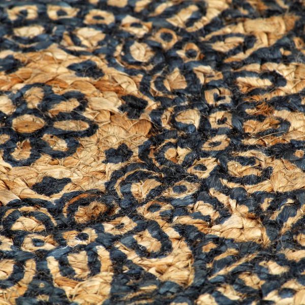 vidaXL Tovagliette 6 pz Blu Scuro 38 cm Rotonde in Juta