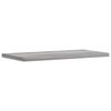 vidaXL Mensole Parete 4pz Grigio Sonoma 40x20x1,5cm Legno Multistrato