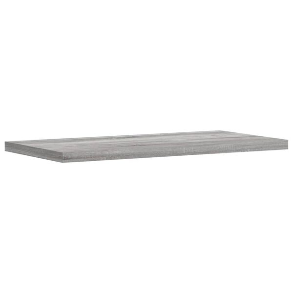 vidaXL Mensole Parete 4pz Grigio Sonoma 40x20x1,5cm Legno Multistrato